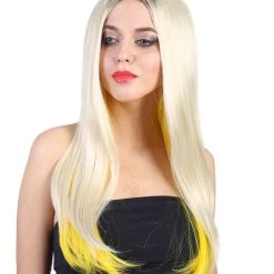 HPO Evil Bride Adult Women's Wig | Blond Cosplay Halloween Wig | Premium Breathable Capless Cap