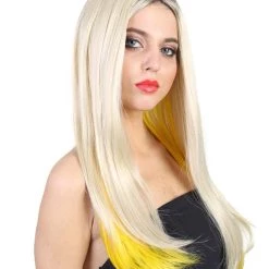 HPO Evil Bride Adult Women's Wig | Blond Cosplay Halloween Wig | Premium Breathable Capless Cap