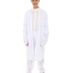 HPO Adult Men's Chinese Traditional Martial Arts Kung Fu Uniform Costume | White Cosplay Costume