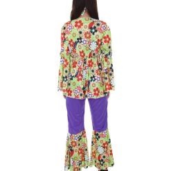 HPO Adult Women's Hippie 3Pc Costume | Multi Color Halloween Costume