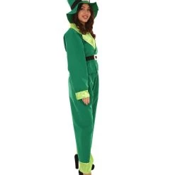 HPO Adult Women's Leprechaun St. Patricks Day Costume | Green Cosplay Costume