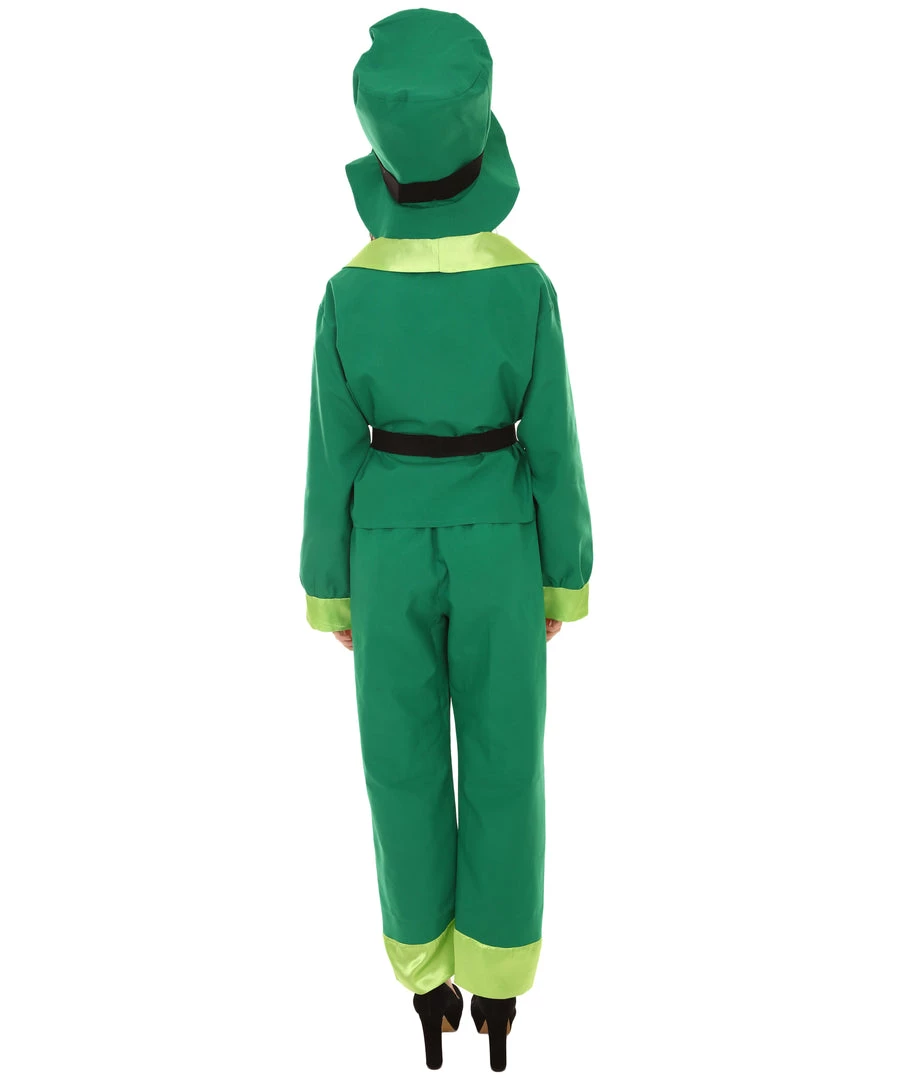 HPO Adult Women's Leprechaun St. Patricks Day Costume | Green Cosplay Costume