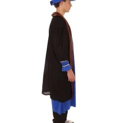 HPO Adult Men's Leonardo Da Vinci Painter Artitst Costume | Blue Cosplay Costume