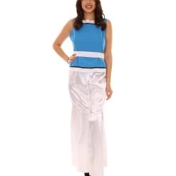 HPO Adult Women's Fancy Dress Costume | Blue & Silver Cosplay Costume
