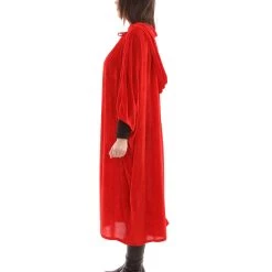 HPO Adult Women's Hooded Robe Cape Costume | Red Halloween Costume
