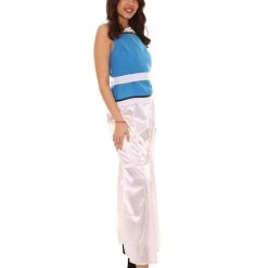 HPO Adult Women's Fancy Dress Costume | Blue & Silver Cosplay Costume