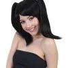 HPO Japanese Anime School Idol Womens Wig | Black Cartoon Ponytail Asian Wig | Premium Breathable Capless Cap Men's