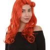 HPO Orange Monster Womens Wig | Character Cosplay Halloween Wig | Premium Breathable Capless Cap