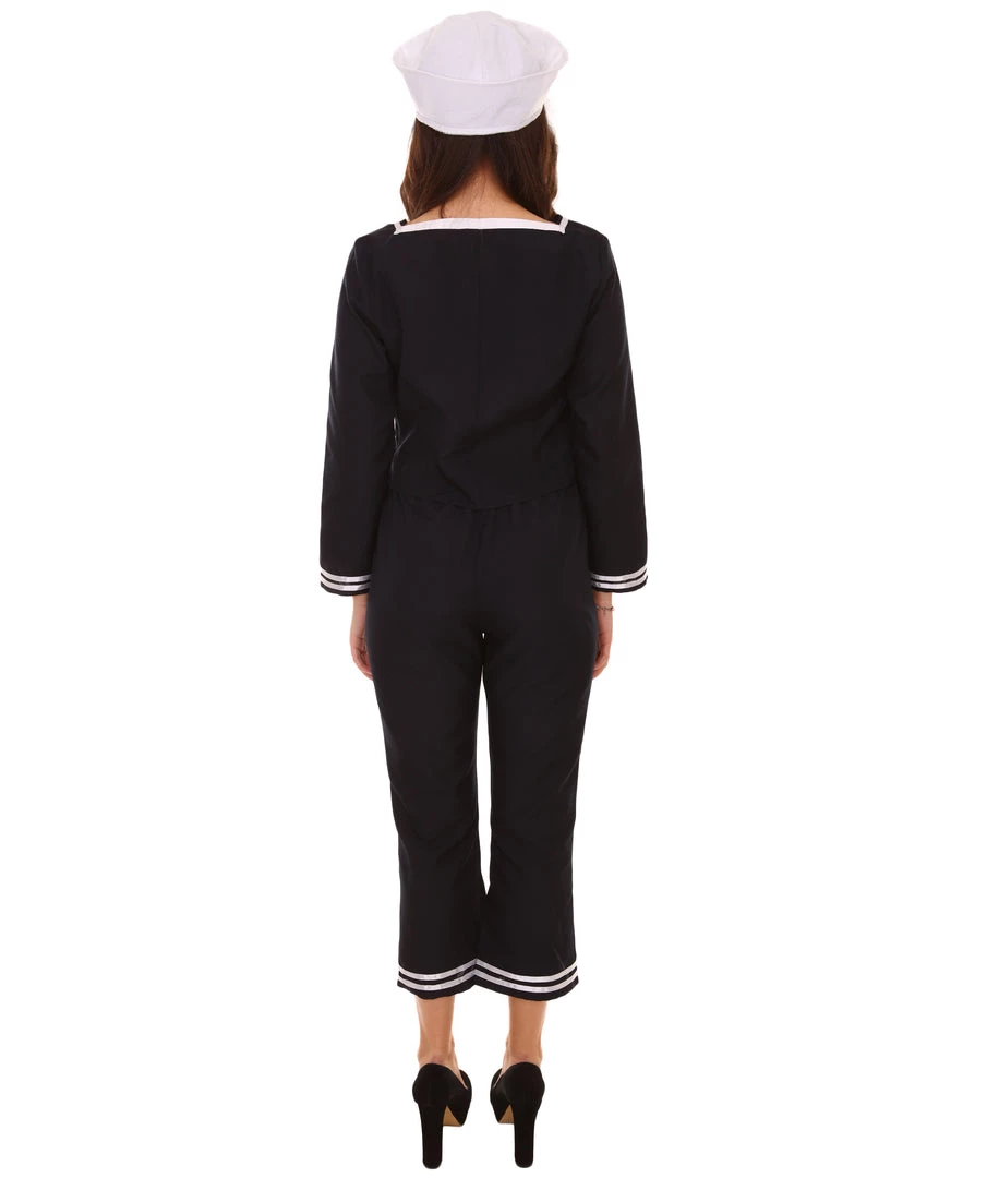 HPO Adult Women's Sailor Costume | Navy Cosplay Costume