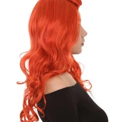 HPO Orange Monster Womens Wig | Character Cosplay Halloween Wig | Premium Breathable Capless Cap