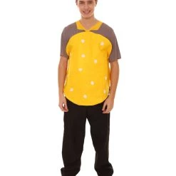 HPO Adult Men's Burger Carton TV/Movie Costume | Multi Halloween Costume