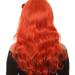 HPO Orange Monster Womens Wig | Character Cosplay Halloween Wig | Premium Breathable Capless Cap