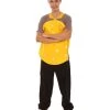 HPO Adult Men's Burger Carton TV/Movie Costume | Multi Halloween Costume