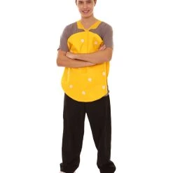 HPO Adult Men's Burger Carton TV/Movie Costume | Multi Halloween Costume