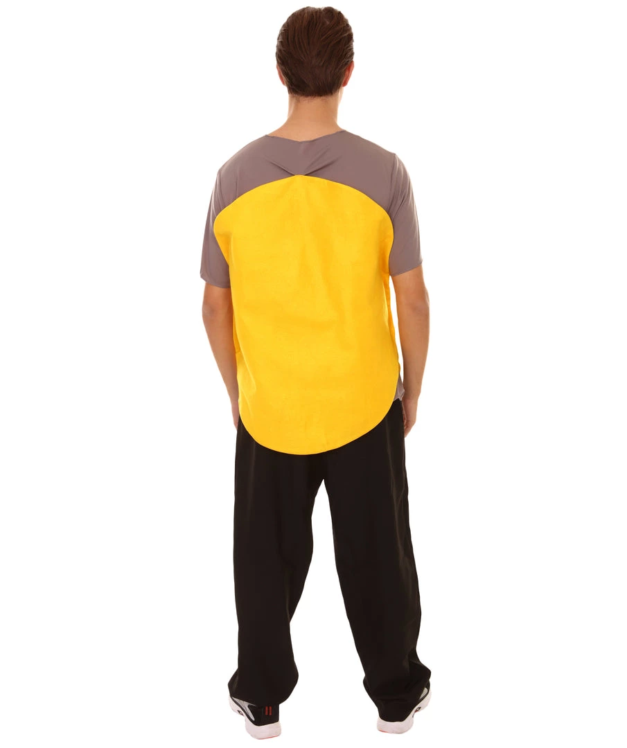 HPO Adult Men's Burger Carton TV/Movie Costume | Multi Halloween Costume