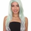 Adult Women's 24" Inch Long Length Halloween Make Up Artist Influencer Wig, Synthetic Soft Fiber Cosplay Hair | HPO
