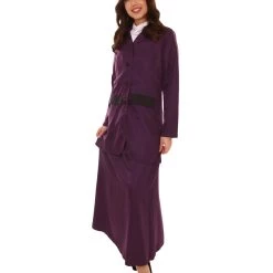 HPO Adult Women's Missy Mistress TV/Movie Costume | Brown Cosplay Costume