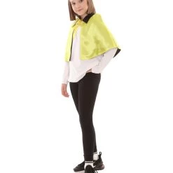 HPO Child's Vampire Cape Costume | Yellow & Black Halloween Costume Kids