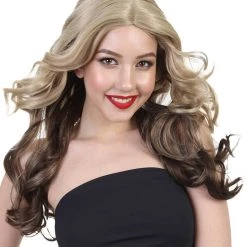 HPO Actress Wig | Womens Movie Character Cosplay Halloween Wig | Premium Breathable Capless Cap