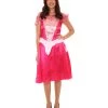 HPO Adult Women's Princess Dress Costume | Pink Cosplay Costume