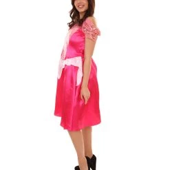 HPO Adult Women's Princess Dress Costume | Pink Cosplay Costume