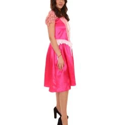 HPO Adult Women's Princess Dress Costume | Pink Cosplay Costume