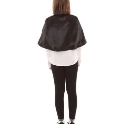 HPO Child's Vampire Cape Costume | Black Halloween Costume Kids