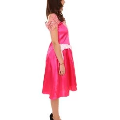 HPO Adult Women's Princess Dress Costume | Pink Cosplay Costume