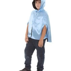 HPO Child's Reversible Hooded Short Cape Costume | Multiple Color Option Halloween Costume
