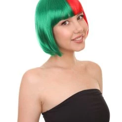 HPO Womens Two-tone Short Bob Wig | Multiple Color Collection | Premium Breathable Capless Cap