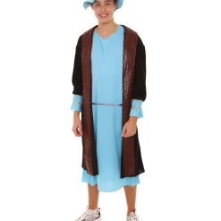 HPO Adult Men's Leonardo Da Vinci Painter Artitst Costume | Lt. Blue Cosplay Costume