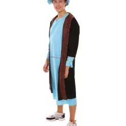 HPO Adult Men's Leonardo Da Vinci Painter Artitst Costume | Lt. Blue Cosplay Costume