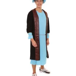 HPO Adult Men's Leonardo Da Vinci Painter Artitst Costume | Lt. Blue Cosplay Costume