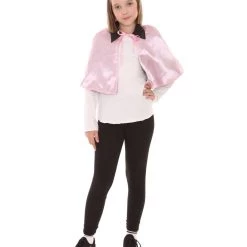 HPO Kids Child's Vampire Cape Costume | Pink & Black Halloween Costume