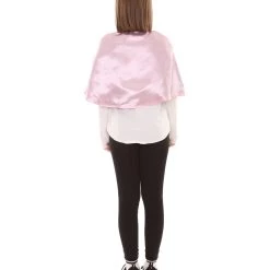 HPO Kids Child's Vampire Cape Costume | Pink & Black Halloween Costume