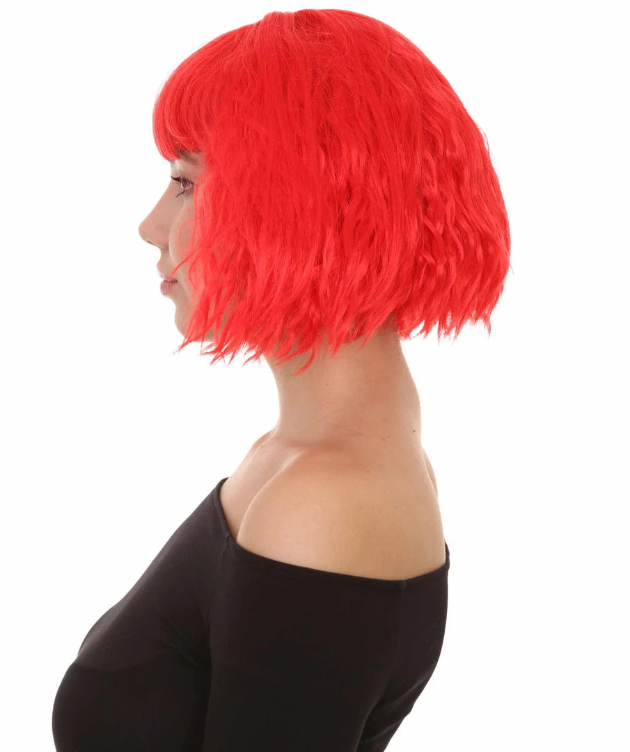 HPO Womens Party Ready Fancy Cosplay Halloween Wigs | Lots Of Color Choices | Premium Breathable Capless Cap