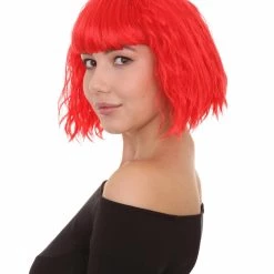 HPO Womens Party Ready Fancy Cosplay Halloween Wigs | Lots Of Color Choices | Premium Breathable Capless Cap