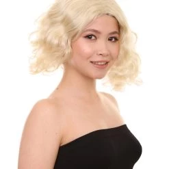 HPO Women's Classic Sexy Womens Wig | Historical Movie Character Cosplay Halloween Wig | Premium Breathable Capless Cap