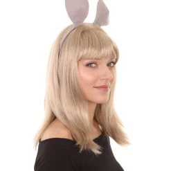 HPO Womens Giants Wig With Ears | Blonde TV/Movie Wigs | Premium Breathable Capless Cap