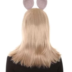 HPO Womens Giants Wig With Ears | Blonde TV/Movie Wigs | Premium Breathable Capless Cap