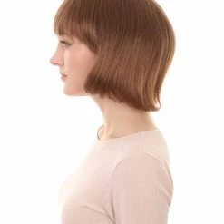 HPO Flapper Multi Colors Bob Womens Wig | Short Natural Looking Wig | Premium Breathable Capless Cap