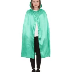 HPO Kids Child's Hooded Cape Costume | Multiple Color Option Cosplay Costume