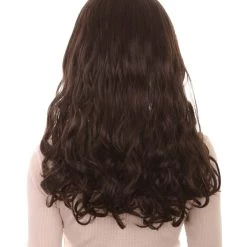 HPO Women's TV Movie Character Wig | Dark Brown Wigs | Premium Breathable Capless Cap