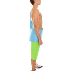 HPO Adult Men's Movie Costume | Blue Green Halloween Costume
