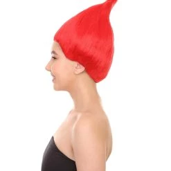 FLAGWIGS Portugal Flag Sports Troll Wig | Premium Breathable Capless Cap Women's