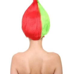 FLAGWIGS Portugal Flag Sports Troll Wig | Premium Breathable Capless Cap Women's