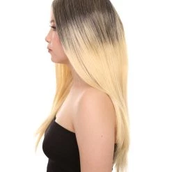 HPO Ombre Womens Wig | Party Ready Fancy Cosplay Halloween Wig | Premium Breathable Capless Cap Men's