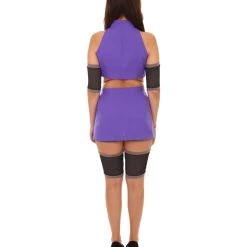 HPO Adult Women's Ninja Costume | Blue & Black Cosplay Costume