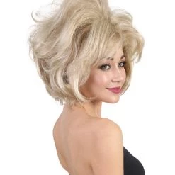 HPO Politician Womens Wig | Blond Political Wigs | Premium Breathable Capless Cap Men's
