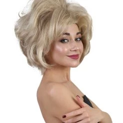 HPO Politician Womens Wig | Blond Political Wigs | Premium Breathable Capless Cap Men's